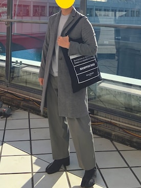 「JIL SANDER（ジルサンダー）のアイテム（ジャケット/アウター）」を使った、152764さん（メンズ・171cm）の冬コーディネート