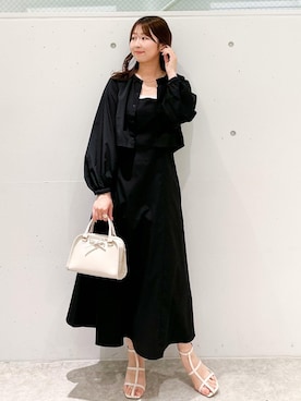 「アイテム（ワンピース/ドレス）」を使った、AYANOさん（レディース・162cm・20代）の春コーディネート