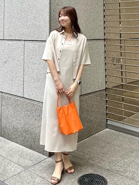 「アイテム（ワンピース/ドレス）」を使った、AYANOさん（レディース・162cm・20代）の春コーディネート