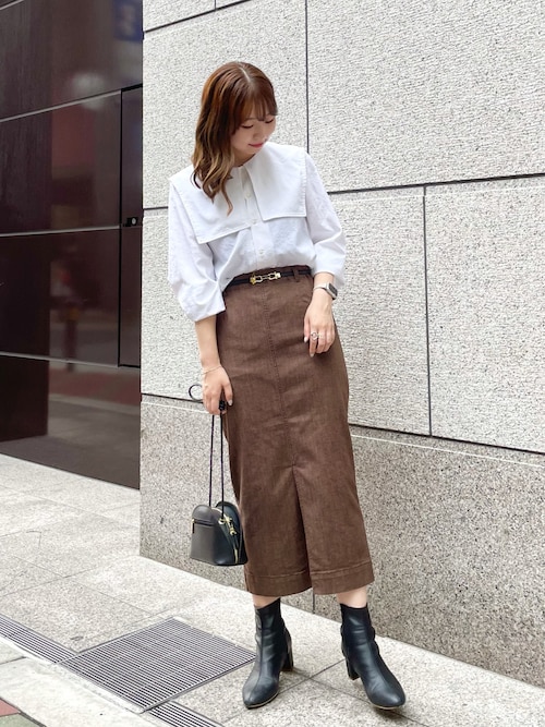 Ayano Rope Picnic 心斎橋 Rope Picnicのシャツ ブラウスを使ったコーディネート Wear