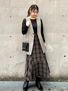 AYANOさん（レディース・162cm）の秋コーディネート