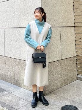 AYANOさん（レディース・162cm）の冬コーディネート