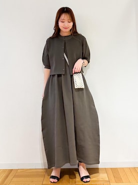「アイテム（ワンピース/ドレス）」を使った、AYANOさん（レディース・162cm・20代）の春コーディネート