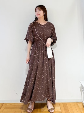 「アイテム（ワンピース/ドレス）」を使った、AYANOさん（レディース・162cm・20代）の春コーディネート