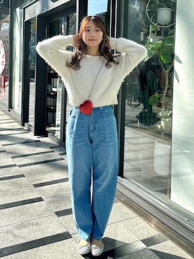 「ROPE PICNIC」｜AYANOさん（レディース・162cm）の冬コーディネート