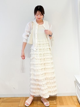 「アイテム（ワンピース/ドレス）」を使った、AYANOさん（レディース・162cm・20代）の夏コーディネート
