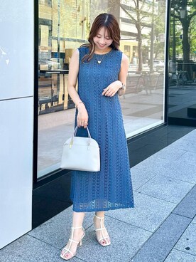 「アイテム（ワンピース/ドレス）」を使った、AYANOさん（レディース・162cm・20代）の夏コーディネート