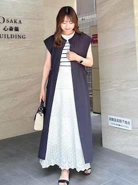 「アイテム（ワンピース/ドレス）」を使った、AYANOさん（レディース・162cm・20代）の夏コーディネート