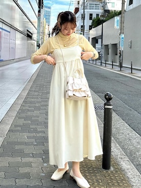 「アイテム（ワンピース/ドレス）」を使った、AYANOさん（レディース・162cm・20代）の秋コーディネート