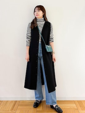 「アイテム（ワンピース/ドレス）」を使った、AYANOさん（レディース・162cm・20代）の冬コーディネート