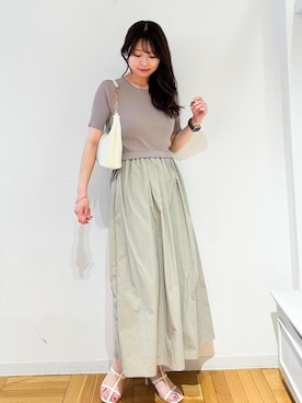 「アイテム（ワンピース/ドレス）」を使った、AYANOさん（レディース・162cm・20代）の春コーディネート