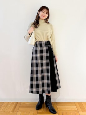 AYANOさん（レディース・162cm）の冬コーディネート