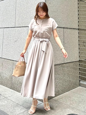 「アイテム（ワンピース/ドレス）」を使った、AYANOさん（レディース・162cm・20代）の夏コーディネート