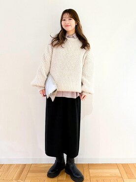 AYANOさん(レディース・162cm)の冬コーディネート