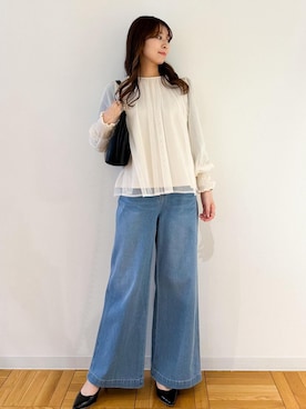 「ROPE PICNIC」｜AYANOさん（レディース・162cm）の冬コーディネート