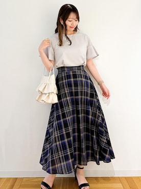 「GDM13670」｜AYANOさん（レディース・162cm）の夏コーディネート