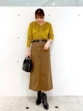 AYANOさん（レディース・162cm）の秋コーディネート