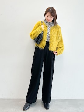 「ROPE PICNIC」｜AYANOさん（レディース・162cm）の冬コーディネート