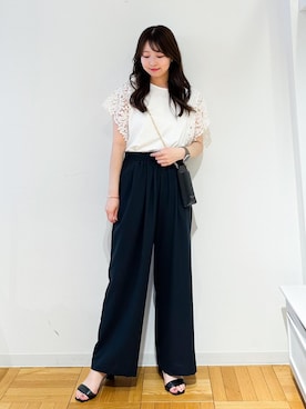 「ROPE PICNIC」｜AYANOさん（レディース・162cm）の夏コーディネート