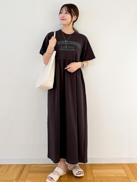 「アイテム（ワンピース/ドレス）」を使った、AYANOさん（レディース・162cm・20代）の夏コーディネート