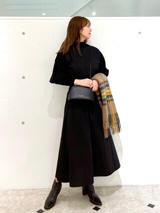 芳根京子さん着用アイテム】タートルウエストマークワンピースを使った