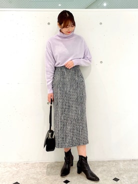 AYANOさん（レディース・162cm）の冬コーディネート