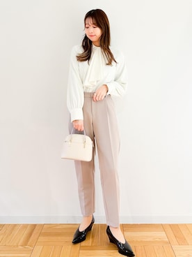 「ROPE' PICNIC（ロペピクニック）のアイテム」を使った、AYANOさん（レディース・162cm）の冬コーディネート