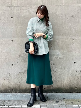 「ROPE' PICNIC（ロペピクニック）のアイテム」を使った、AYANOさん（レディース・162cm）の秋コーディネート