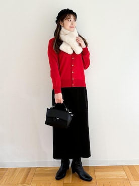 「GDC53130」｜AYANOさん（レディース・162cm）の冬コーディネート