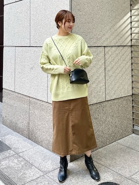 AYANOさん（レディース・162cm）の冬コーディネート