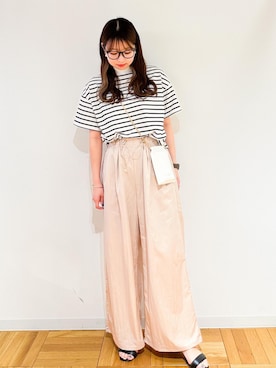 「ROPE' PICNIC（ロペピクニック）のアイテム」を使った、AYANOさん（レディース・162cm）の春コーディネート