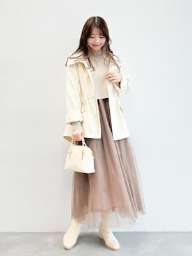 「アイテム（ワンピース/ドレス）」を使った、AYANOさん（レディース・162cm・20代）の冬コーディネート