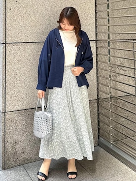 「アイテム（ブルゾン）」を使った、AYANOさん（レディース・162cm・20代）の春コーディネート