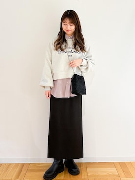 AYANOさん（レディース・162cm）の冬コーディネート