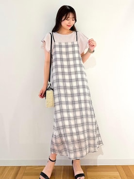 「アイテム（ワンピース/ドレス）」を使った、AYANOさん（レディース・162cm・20代）の夏コーディネート