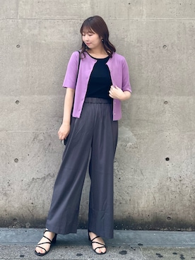 ハーフスリ-ブカーディガン セール 洗えるラメハーフスリーブカーディガン （カーディガン