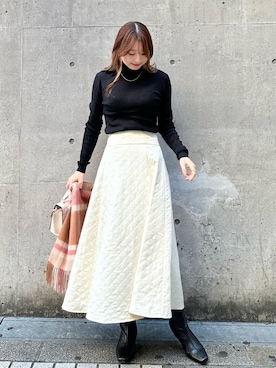 「GIX63370」｜AYANOさん（レディース・162cm）の冬コーディネート