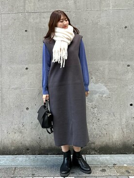 「フユコーデ」｜AYANOさん（レディース・162cm）の冬コーディネート