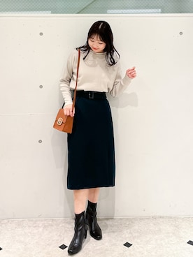 AYANOさん（レディース・162cm）の冬コーディネート