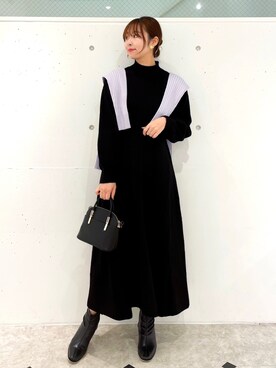 AYANOさん(レディース・162cm)の冬コーディネート