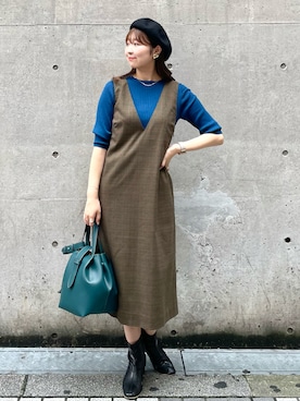 AYANOさん（レディース・162cm）の秋コーディネート