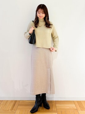 AYANOさん（レディース・162cm）の冬コーディネート