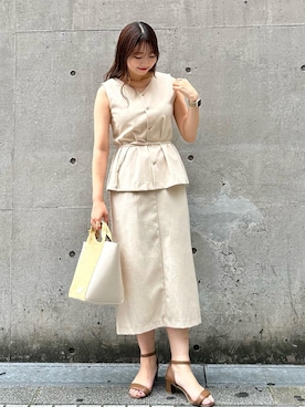 「ROPE PICNIC」｜AYANOさん（レディース・162cm）の夏コーディネート