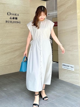 「アイテム（ワンピース/ドレス）」を使った、AYANOさん（レディース・162cm・20代）の夏コーディネート
