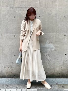 「タックイン」｜「アイテム（その他シューズ）」を使った、AYANOさん（レディース・162cm）の冬コーディネート