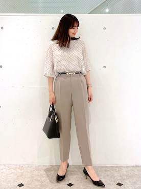 「ROPE' PICNIC（ロペピクニック）のアイテム」を使った、AYANOさん（レディース・162cm）の夏コーディネート