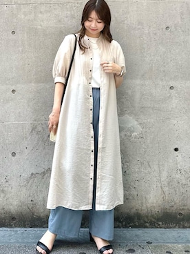 「アイテム（ワンピース/ドレス）」を使った、AYANOさん（レディース・162cm・20代）の春コーディネート