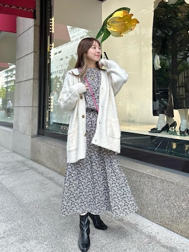「アイテム（ワンピース/ドレス）」を使った、AYANOさん（レディース・162cm・20代）の秋コーディネート