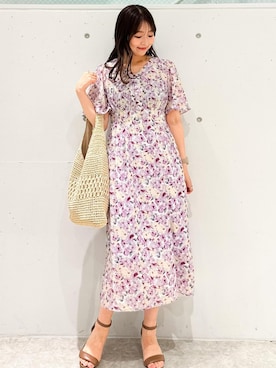 「アイテム（ワンピース/ドレス）」を使った、AYANOさん（レディース・162cm・20代）の春コーディネート