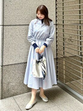 「ROPE' PICNIC（ロペピクニック）のアイテム（財布/小物）」を使った、AYANOさん（レディース・162cm）の春コーディネート